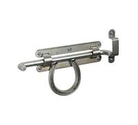 Stubbs Horse Shoe Door Bolt Silver (One Size)