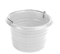 Stubbs Jumbo Sized Feed/Water Bucket - White