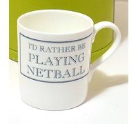 Stubbs Mugs I'd rather be PLAYING NETBALL Mug