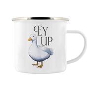 Stubbs Mugs Wild Giggles Ey Up Duck Enamel Mug