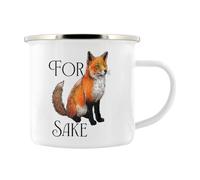 Stubbs Mugs Wild Giggles for Fox Sake Enamel Mug