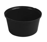 Stubbs Plain 16L Horse Bowl Black (One Size)