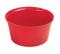 Stubbs Plain 16L Horse Bowl Red (One Size)