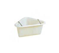 Stubbs Plastic Corner Manger White (One Size)