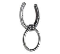Stubbs Tie Ring King Silver (One Size)