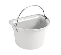 Stubbs Unisex's Flat Sided Bucket, White, 15 Liter
