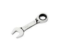 Stubby 72 Tooth CRV Reversible Ratchet Spanner 8-19mm Repair Tool(17mm)