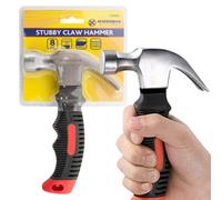 Stubby Claw Hammer 8Oz Heavy Duty Construction Soft Grip Safe Handle New
