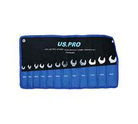 Stubby Metric Ratchet Spanners/Spanner 12pc 8mm-19mm U.S.Pro Tools AT334