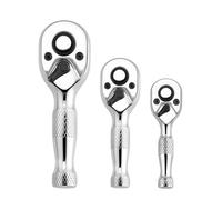 Stubby Ratchet | 72-Tooth Quick-Release Ratcheting Wrench - Portable Car Tire Maintenance Tool for Automotive Mechanics Marine Engine Home Repair Pipeline System Electrical Panel
