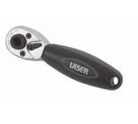 Stubby Ratchet & Bit Driver 1/4"D | 3723 Laser New