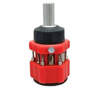 Stubby Ratcheting Screwdriver 12 in 1 Magnetic Bit Set for Repair | Compact 3 Speed Ratchet With Magnetic Bits And Built In Storage For Easy Access. Great For Tight Spaces And DIY Repairs.