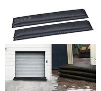 Stubotar 2PCS Water Activated Sandbag for Flood Control Water Absorbent Flood Barrier for Door Garage Garden 20x180CM