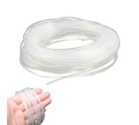 Stubotar Silicone Tube 10M, 0.6mm ID x 2mm OD, Food Grade, Flexible, High Temp Resistant, Clear Silicone Tubing