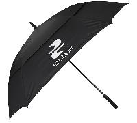 Stuburt 66" Vented Double Canopy Golf Umbrella with Sleeve, Black