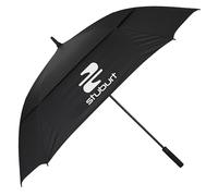 Stuburt 66" Vented Double Canopy Golf Umbrella with Sleeve, Black