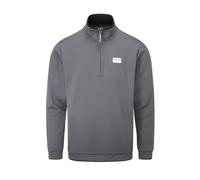 Stuburt Men's Active-Tech Golf Warm Fleece Pullover Sweater, Slate Grey, Medium