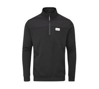 Stuburt Men's Active-Tech Zip Neck Top Pullover Sweater, Black, Large