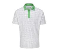 Stuburt Fischer Men's Golf Classic Fit Short Sleeve Polo Shirt, Bermuda Grass, X-Large
