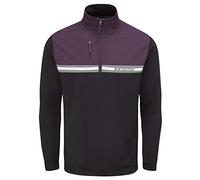 Stuburt Golf SBTOP1177 Flitton Golf Mid Layer Jacket Coat, Black, X-Large