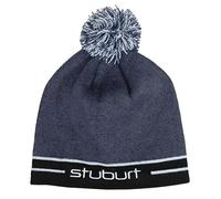 Stuburt Golf Mens Hail Bobble Beanie Hat - Midnight Marl - One Size