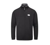 Stuburt Men's Active-Tech Golf Warm Fleece Pullover Sweater, Black, X-Large