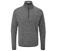 Stuburt Mens Avalanche Half Zip Thermal Moisture Wicking Mid Layer, Onyx Marl, L EU