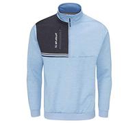 Stuburt Mens Roxham Golf Sweater Jumper Pullover, Sky Marl, M EU