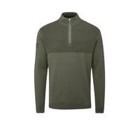 Stuburt Tawny Zip Neck Sweater, Khaki, Large