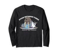Stuck Between Tusks - Brazilian Jiu Jitsu Side Control Long Sleeve T-Shirt