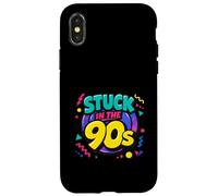 Stuck in the 90s Nineties Nostalgia Throwback Retro Case for iPhone X/XS