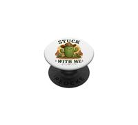 Stuck with Me Cactus Western Cowboy Desert Design PopSockets Adhesive PopGrip