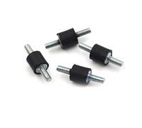 Stud Bushing 4pcs M4 M5 M6 M8 Vibration Rubber Mounts, Shock Damper Car Air Compressors Pump Tools for Racing Drone Threaded Isolator(A2)
