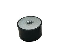 Stud Bushing， Bushing 1pcs Rubber Shock Absorber, M5/M6/M8/M10/M12 Female Thread Anti Vibration Isolator Mounts, Bobbins Damper Dia 15-80mm Threaded Isolator (Size : M6-20x15mm)(M6 20x15mm)