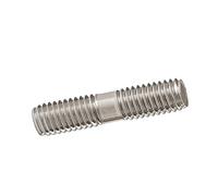 Stud,Double Head Bolts, M6 M8 M10 M12 Double End Thread Rod 316 A4 Stainless Steel Dual Head Threaded Bar Headless Stud Bolts Screw Tooth Stick (Size : M8x70mm-2pcs)