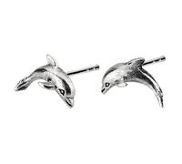Stud Earring Animals Dolphin Made With 925 Silver by JOE COOL