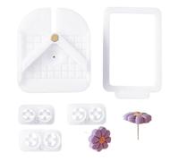 Stud Earring Embedding Tool - Clay Jewelry Accessory, Handmade Crafting Instrument, DIY Earring Making Kit, Precision Placement Aid | Women Girlfriend Teens Hobby, Suitable for Jewelry Art Projects