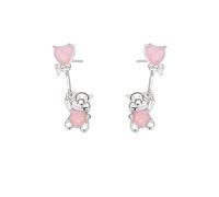 stud Earring For Women Animal Bear Heart Earrings