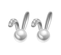 Stud Earrings Hoop Earrings Women's Colored Hoop Jewelry Birthday Lightweight Bead Drop Suitable For Women To Give To Relatives And Silver for Women 925 Sterling Silver