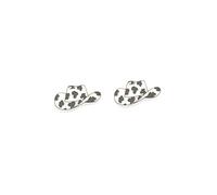 Stud Earrings Kathaya Cowboy Boot Earrings For Women Western Stud Texas Boots Cow Print Cowboy Hat Earring (White, One Size)