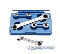 Stud Extractor Set, 5 Pieces 6 8 10 12 mm with Ratchet Wrench BGS 65505