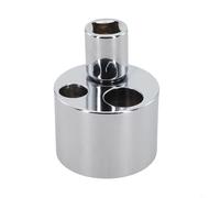 Stud Extractor Tool for Car 6mm to 19mm Broken Bolt Remover Nut Puller with Knurled Roller Grip, Compatible with 1/2 Inch Drive Ratchet, Silver