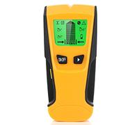 Stud Finder, 5 in 1 Wall Scanner - Stud Detector/Live Wire Detector/Wood Detector/Cable Detector, Wall Detector with Alarm Function, Backlit LCD Display Stud Detector, Up to 3” (75mm)