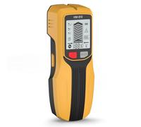 Stud Finder Wall Scanner, 6 in 1 Multifunctional Handheld Wall Detector with LCD Display & Audio Alarm - Detector for Wood, Metal, AC Wire, Cable & Joist (yellow)