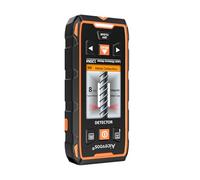 Stud Finder Wall Scanner - Stud Finder Tool HD LCD Display and w/Intelligent Microprocessor Chip, Stud Detector and Laser Measure for The Center and Edge of Wood AC Wire Metal Studs Joist Pipe