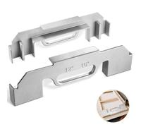 Stud Layout Jig for 16 & 12 On-Center Wall Framing, Cast Aluminium | Cast aluminium body with deep engraved markings-built to survive rough jobsite handling while marking 16" and 12" spacing
