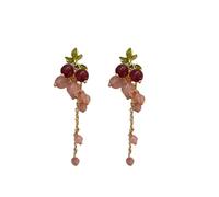 Stud Leaf Tassel Geometry Earrings Wedding For Women