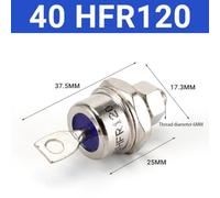 Stud Mount Diode Rectifier 1200V with High Surge Current Capability, 85A/70A/50A/40A/25A Positive or Negative Cathode Anode for Battery Charging, Power Supplies, Welding Machines (1 Pc)