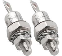 Stud Mount Diode Rectifier Durable Stable Heavy Duty Reliable Professional Grade 1200V Current 85A 70A 50A 40A 25A for Battery Chargers Welding Machines and Motor Controls 25HF120 Professional