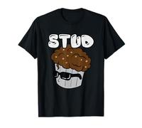Stud Muffin Funny Cupcake With Sunglasses Baker Baking Cake T-Shirt
